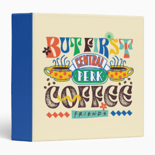 Classeur FRIENDS™   Mais d'abord Café Graphique Vibrant
