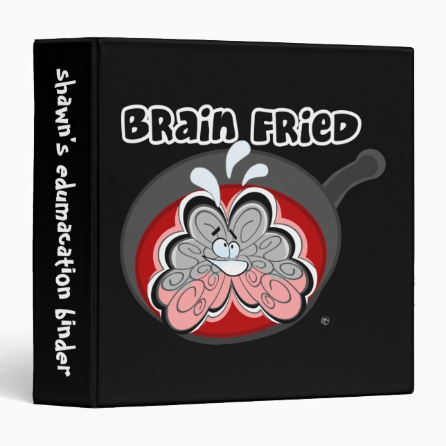 Classeur frit par cerveau (Devant/Côté)