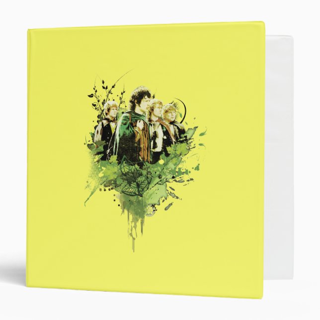 Classeur FRODO™ avec Hobbits Vector Collage (Devant/Intérieur)