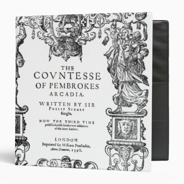 Classeur Frontispice 'la comtesse du Pembroke (Devant/Intérieur)