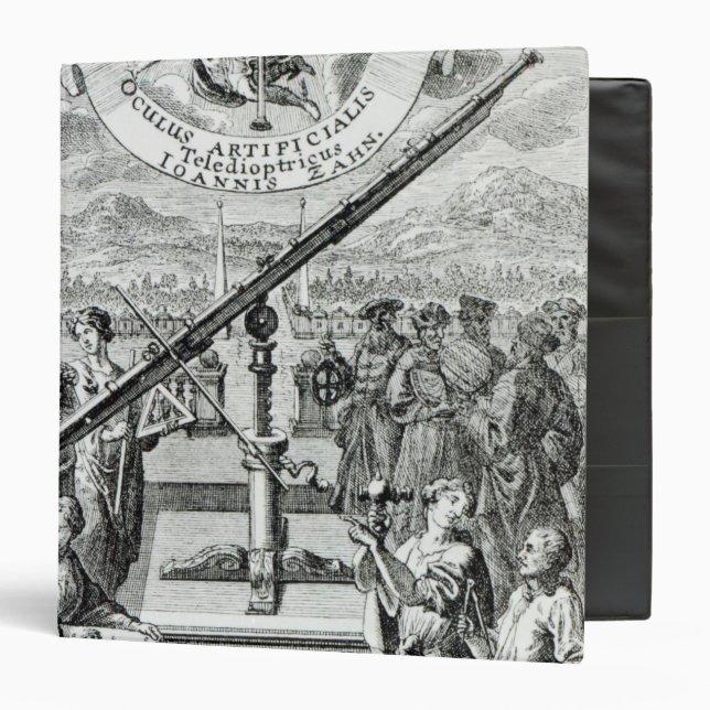 Classeur Frontispice 'Oculus Artificialis (Devant/Intérieur)