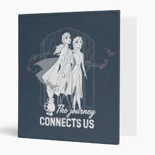 Classeur Frozen 2 : Anna & Elsa   Le voyage nous connecte
