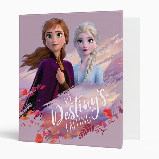 Classeur Frozen 2 : Anna & Elsa | Mon appel de destinée (Devant/intérieur)