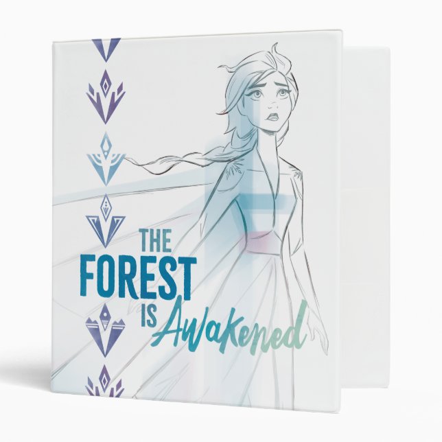 Classeur Frozen 2 : La Forêt Est Éveillée (Devant/intérieur)