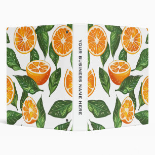 Classeur Fruit Botanique Orange Citrus Sans Couture