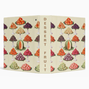 Classeur Fruit de dessert vintage : Fruit du Parti