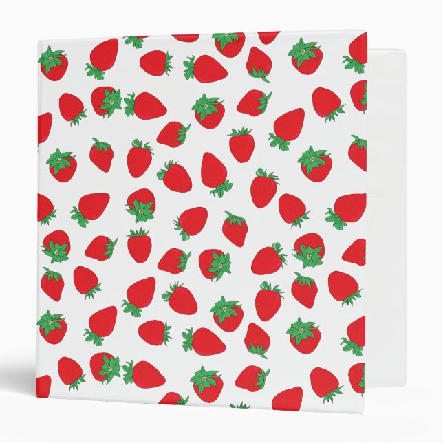 Classeur Fruit de fraise couvert (Devant/Intérieur)