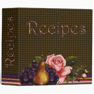 Classeur Fruit et livre de recette de roses