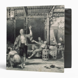 Classeur Fumeurs chinois d'opium, de 'Chine dans une série