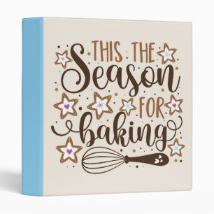 Classeur Fun 'Tis Season for Baking Design