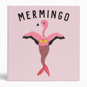 Classeur Funny Mermingo Graphic : hybride Flamant rose-sirè