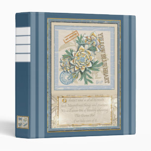 Classeur G Bureau de la création Fleur jaune