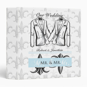 Classeur gai de mariage de marié de deux smokings