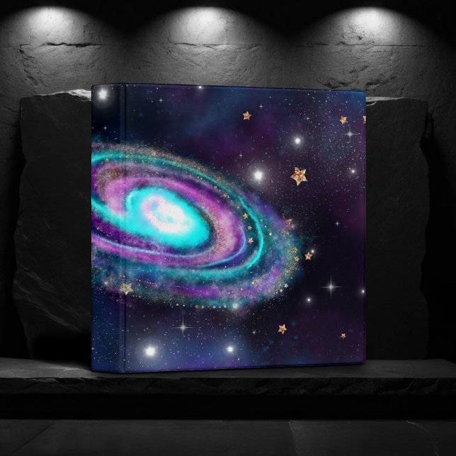 Classeur Galaxie de la Voie Lactée | Bleu cosmique Violet r (Créateur téléchargé)