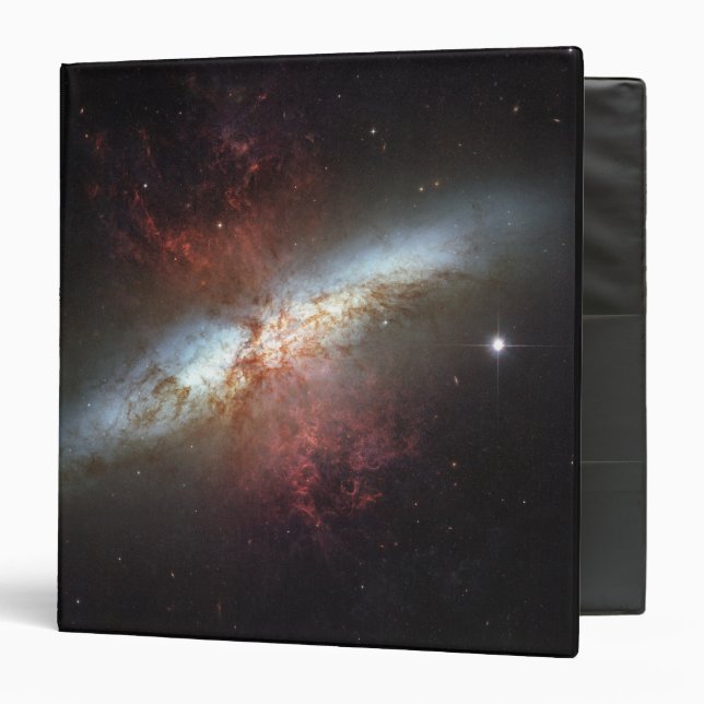 Classeur Galaxie Starburst, Messier 82 (Devant/Intérieur)