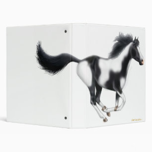 Classeur galopant de cheval de peinture