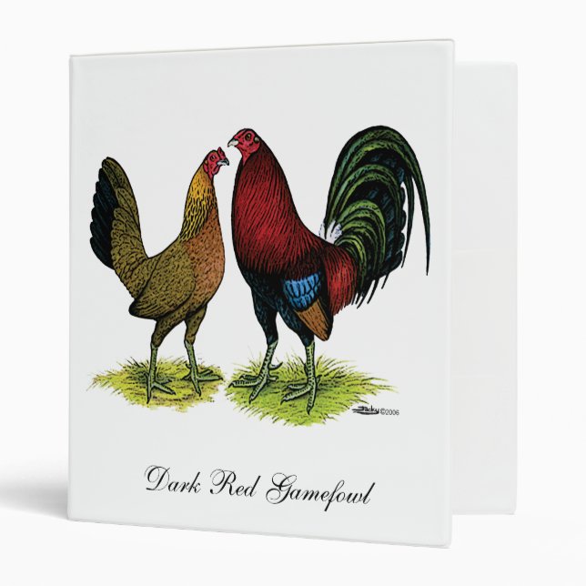 Classeur Gamefowl Pair (Devant/intérieur)