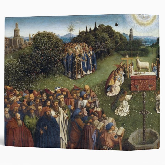 Classeur Gand Altarpiece (détail), Van Eyck Brothers (Dos/Côté)