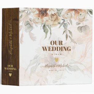 Classeur Garde-album de planification Mariage personnalisée