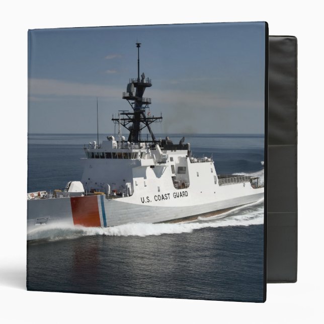 Classeur Garde côtière américaine Cutter Waesche 3 (Devant/Intérieur)