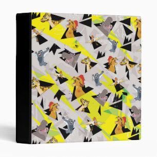 Classeur Garde de Lion  Motif triangulaire