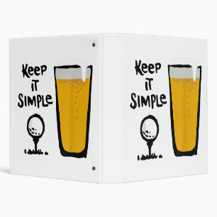 Classeur Garder Il Simples Funny Golf Bière