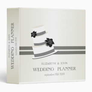 Classeur Gâteau de mariage adorable Planificateur de mariag