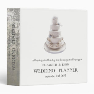 Classeur Gâteau de mariage adorable Planificateur de mariag