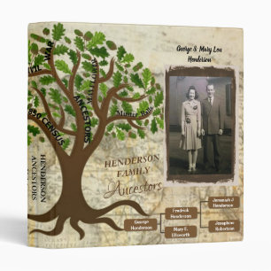Classeur Généalogie d'arbre généalogique