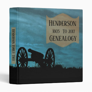 Classeur Généalogie de Canon de guerre civile