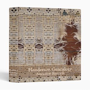 Classeur Généalogie de napperon de tissu déchirée par c
