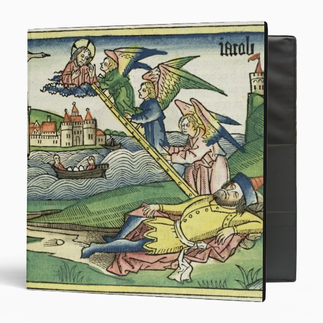 Classeur Genèse 28 l'échelle de 10 Jacob, de 'Nuremberg (Devant/Intérieur)
