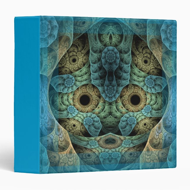 Classeur génétique de bleu de mémoire (Devant/Côté)