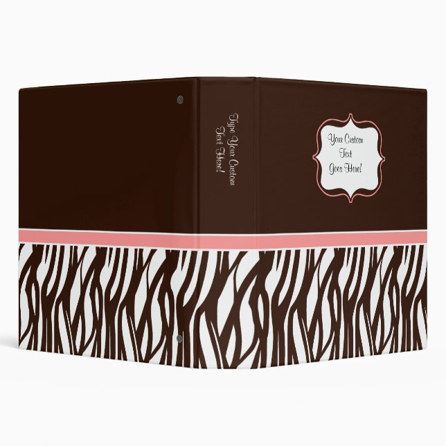 Classeur génial de zèbre de chocolat (Arrière-plan)