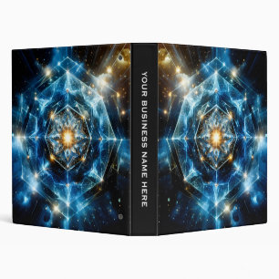 Classeur Géométrie cosmique mandala étoile univers abstrait