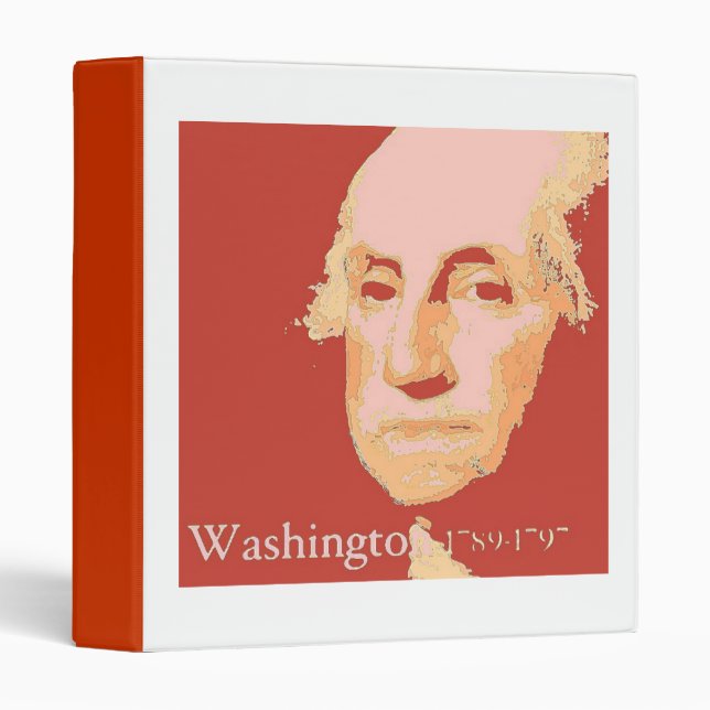 Classeur George Washington (Devant/Côté)