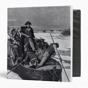 Classeur George Washington croisant le fleuve Delaware