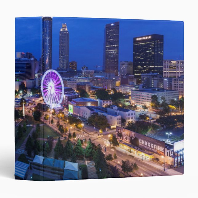 Classeur Géorgie, Atlanta, Centennial Olympic Park (Devant/Côté)
