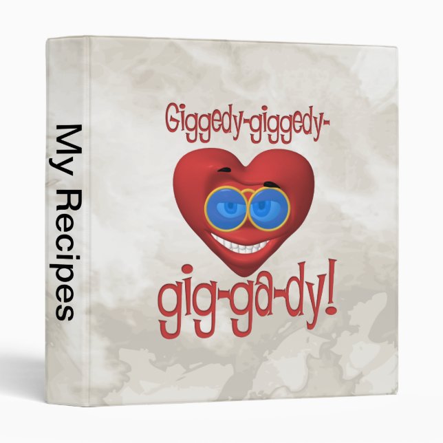 Classeur Giggedy Funny Valentine (Devant/Côté)