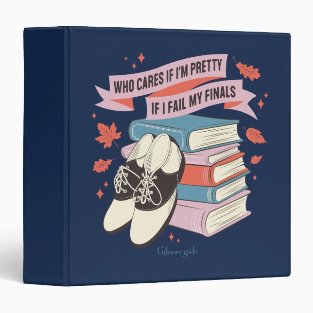 Classeur Gilmore Girls Finals Quote Design (Devant/Côté)