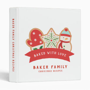 Classeur Gingerbread Cookie Recette cuite avec amour 3 Ri