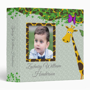 Classeur Giraffe Genre Neutre Gris Bébé Album photo