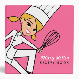 Classeur Girly de recette de chef de bande