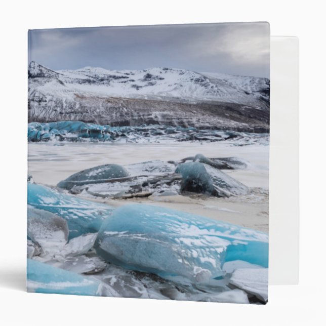 Classeur Glacier Ice paysage, Islande (Devant/Intérieur)