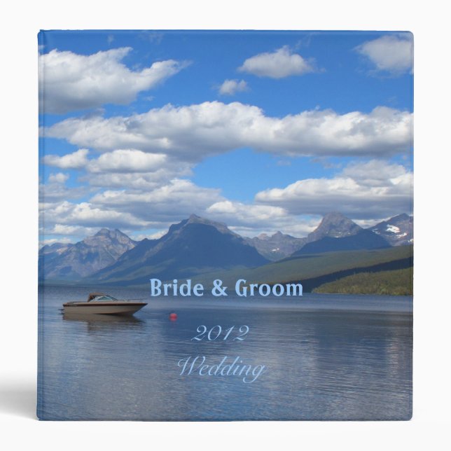 Classeur Glacier National Park photographie mariage classeu (Devant)