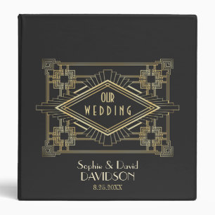 Classeur Glam Gold Black Grand Mariage Album photo