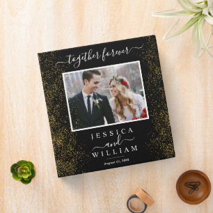 Classeur Glittery Elegant Custom Image Mariage Photo Album