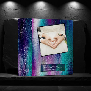 Classeur Glitzy Foil   Holographique Iridescente Ombre phot