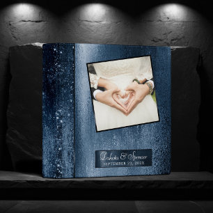 Classeur Glitzy Foil Photo de la Parties scintillant Navy