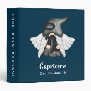 Classeur Gnome Capricorne Astrologie Signe Angel Nom Objet